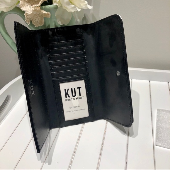 Kut From the Kloth Black and White Wallet - Picture 3 of 4